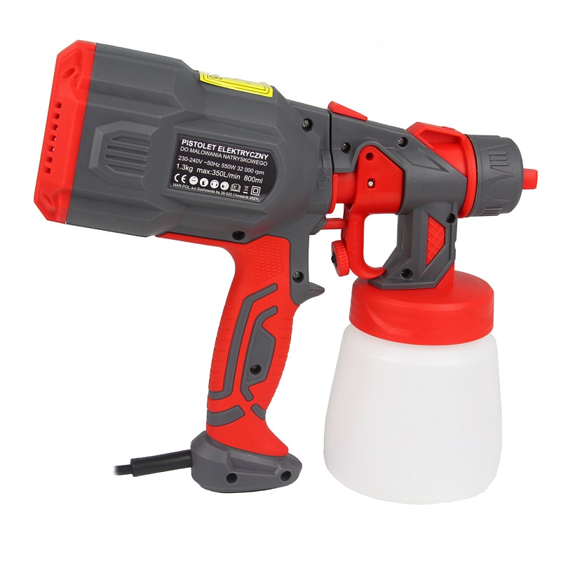Elektrická pištoľ na maľovanie 800ml 550W - MAR-POL M88299