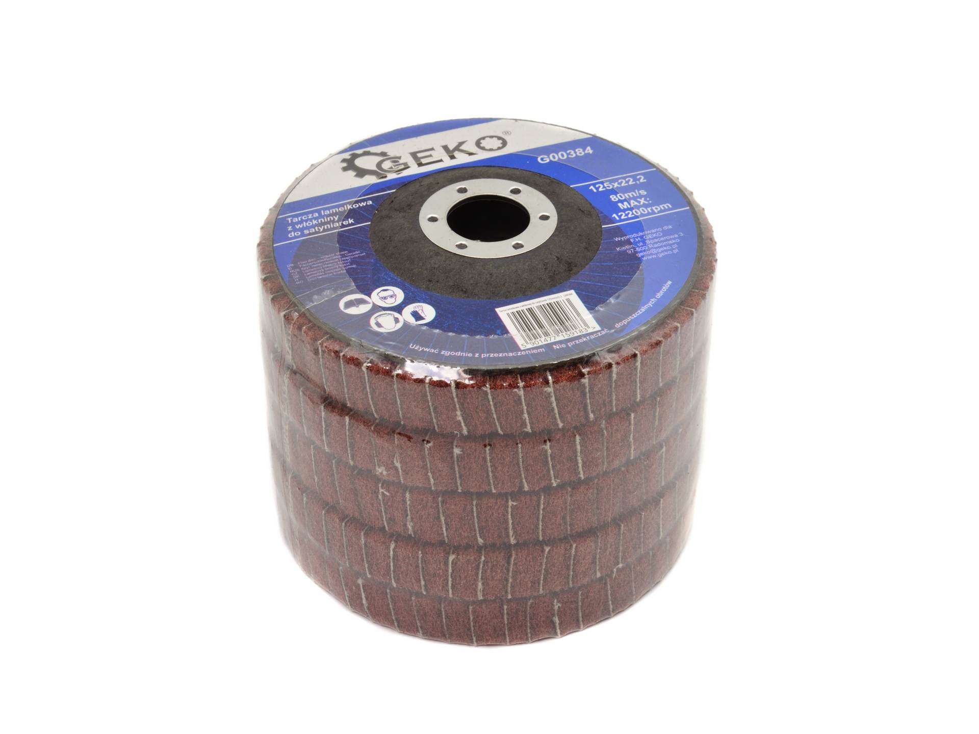 Lamelový kotúč na brúsku 125x22.2mm - GEKO G00384
