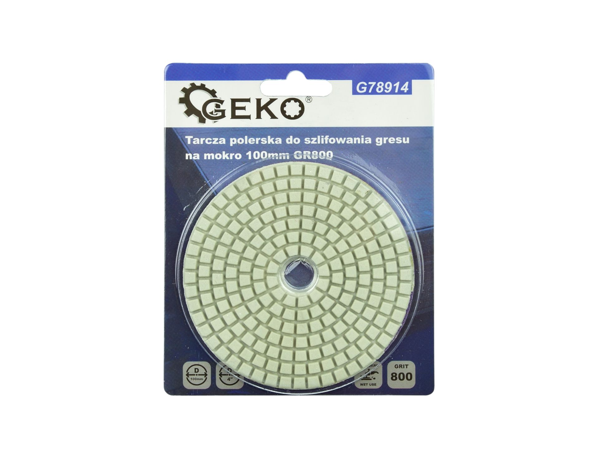 Leštiaci diamantový kotúč 100mm GR800 - GEKO G78914