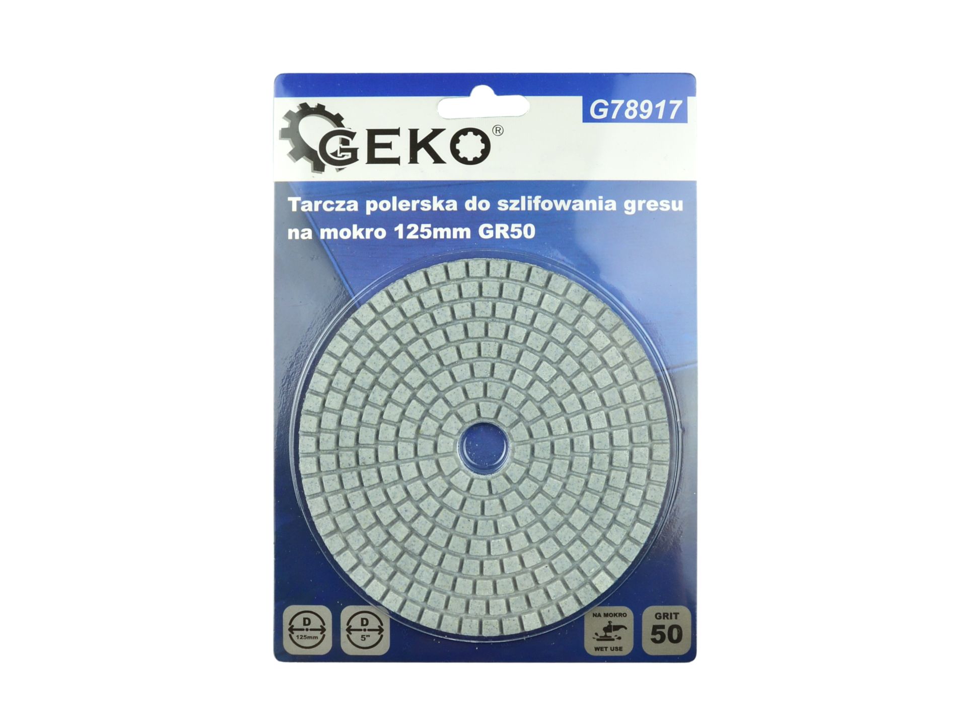 Leštiaci diamantový kotúč 125mm GR50 - GEKO G78917