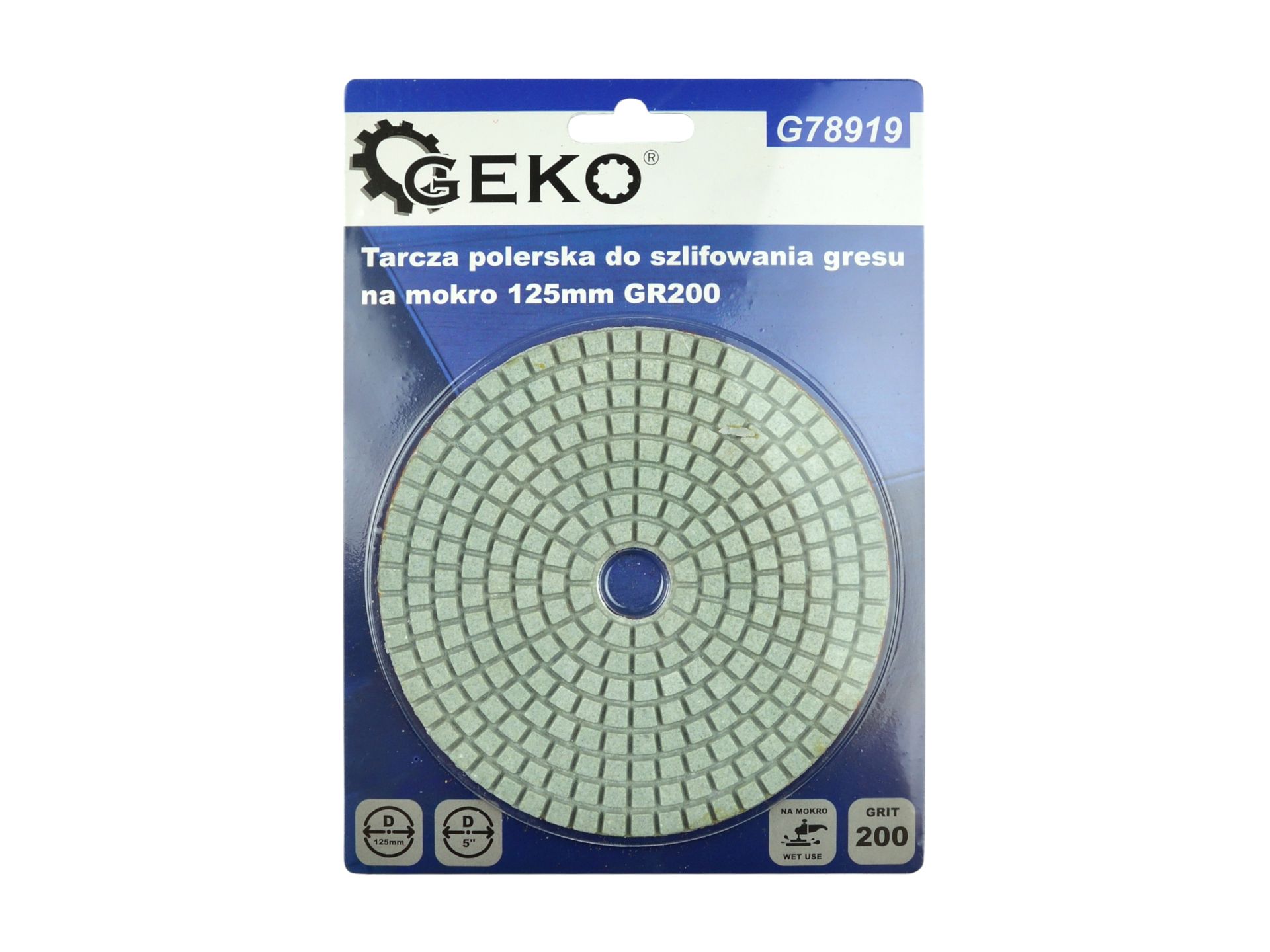 Leštiaci diamantový kotúč 125mm GR200 - GEKO G78919