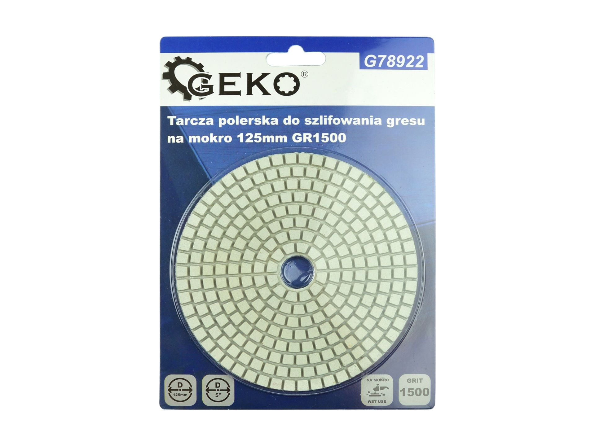 Leštiaci diamantový kotúč 125mm GR1500 - GEKO G78922