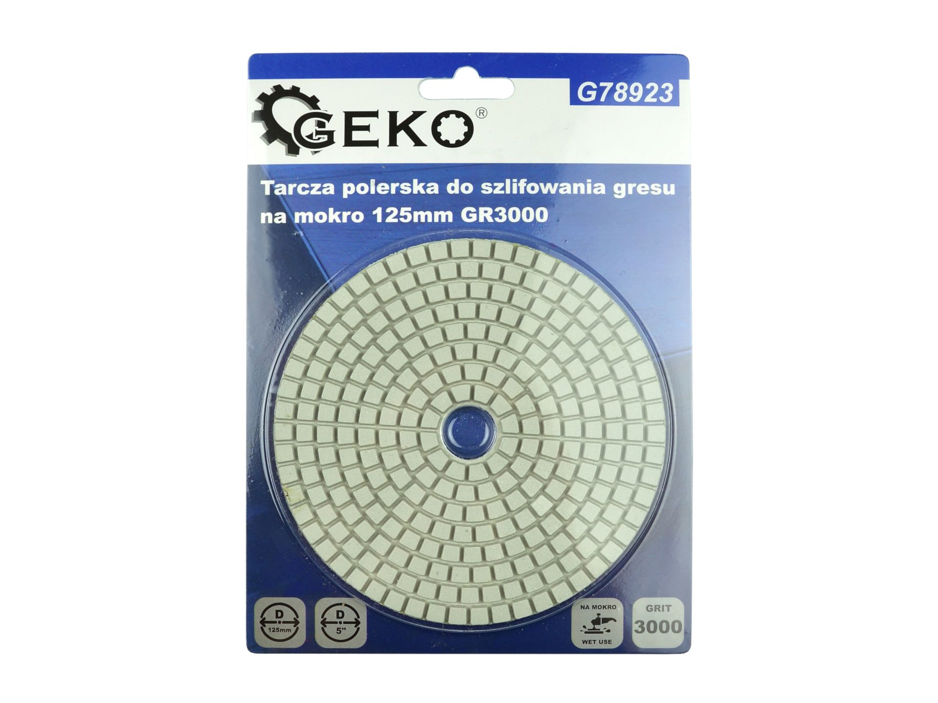 Leštiaci diamantový kotúč 125mm GR3000 - GEKO G78923