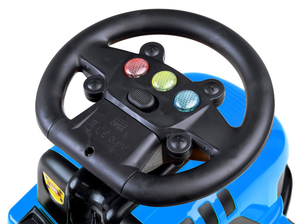 Joko Odrážadlo traktor s vlečkou, modrá