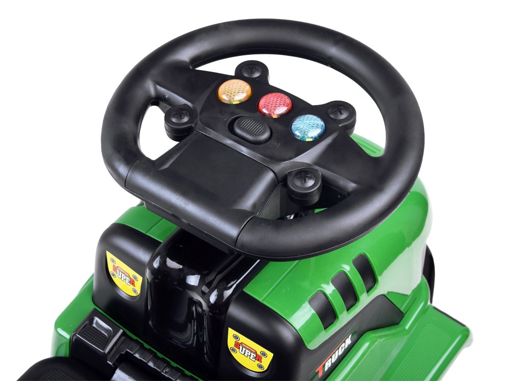 Joko Odrážadlo traktor s vlečkou, zelená