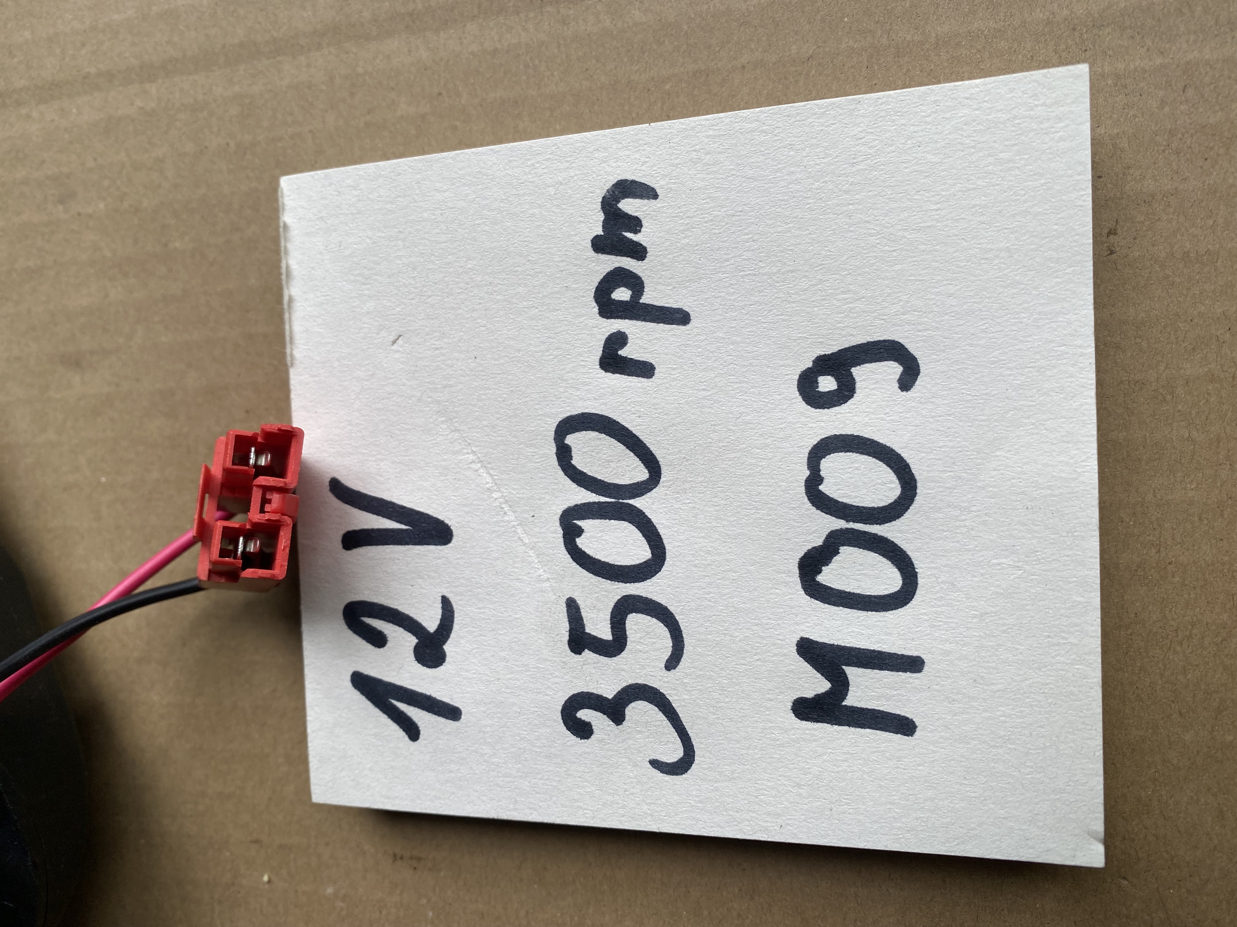 Motor s prevodovkou 12V 3500rpm - použitý