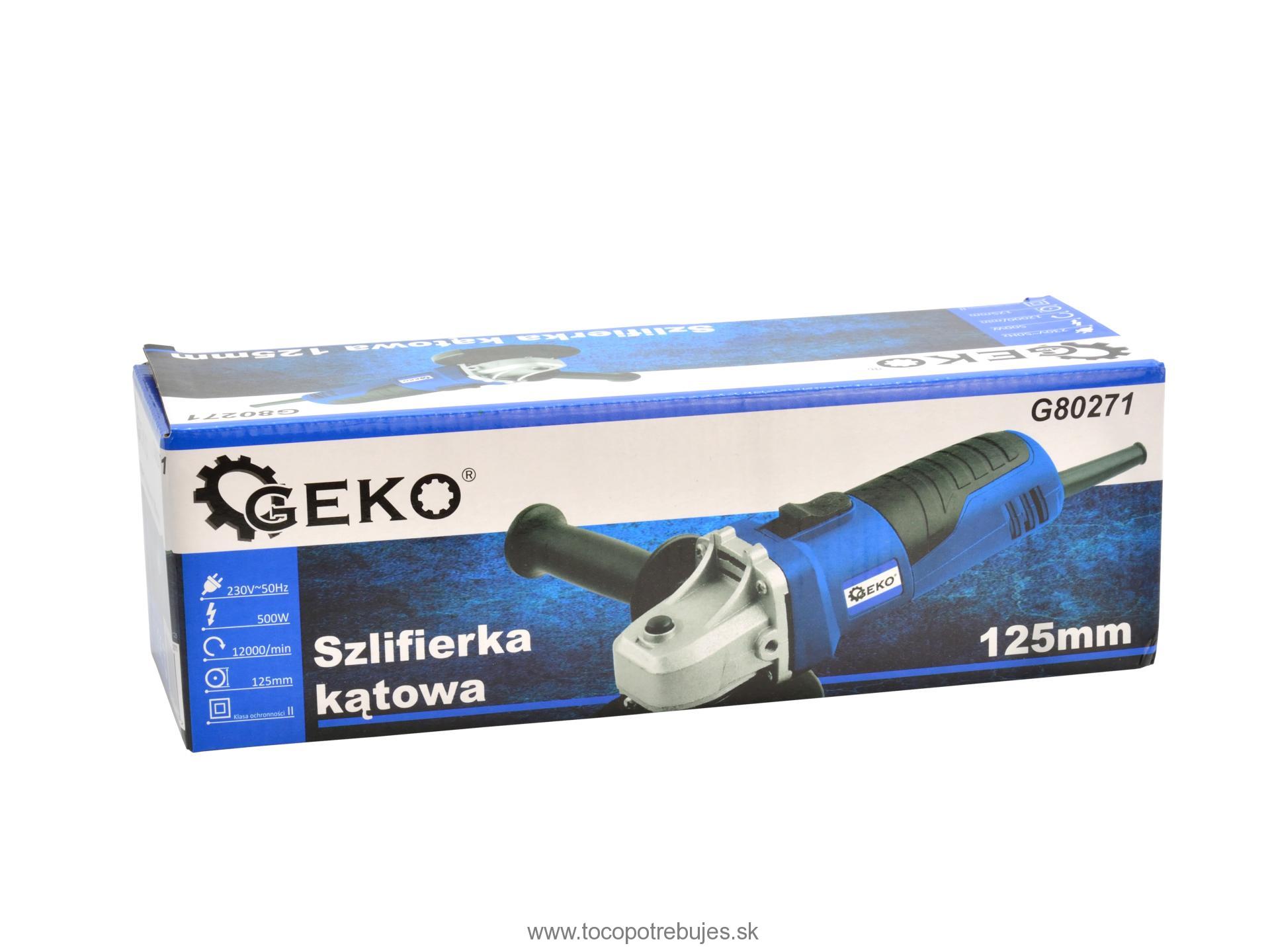 Uhlová brúska 125mm 500W - GEKO G80271