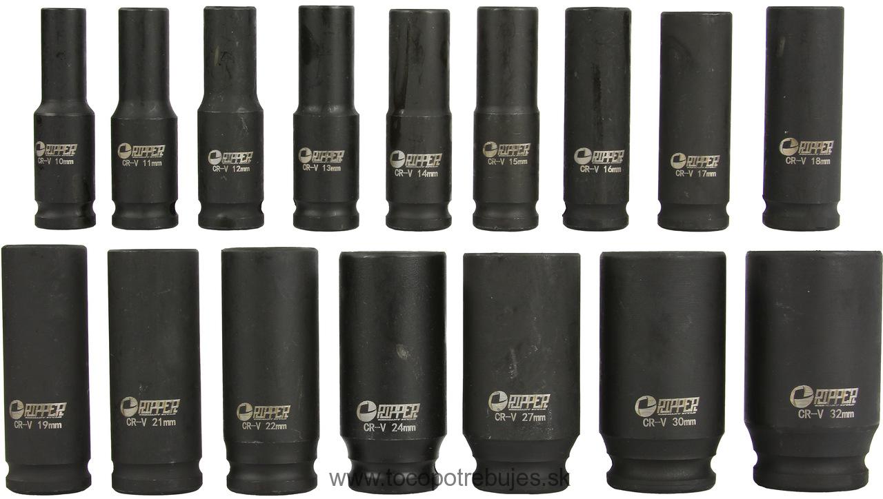 Sada nástrčných kľúčov 1/2'' 10-32mm 16ks - BJC M58274R