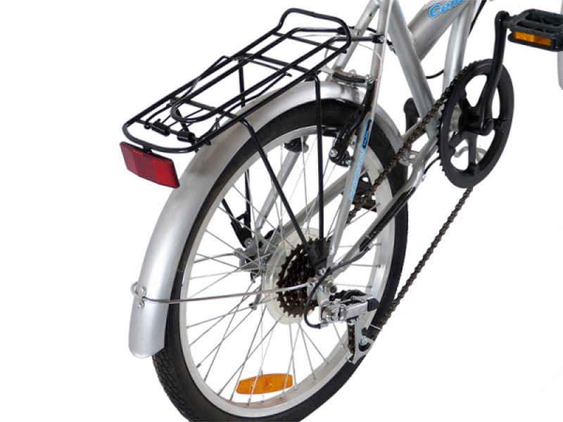 Skladací bicykel 2FAST4U 20" strieborný