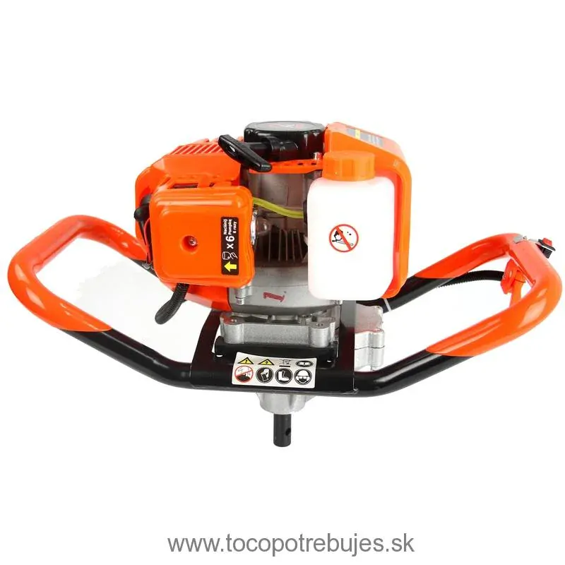 Motorový zemný vrták 62cc + vrták 150mm 2,3kW - MAR-POL M84000/3