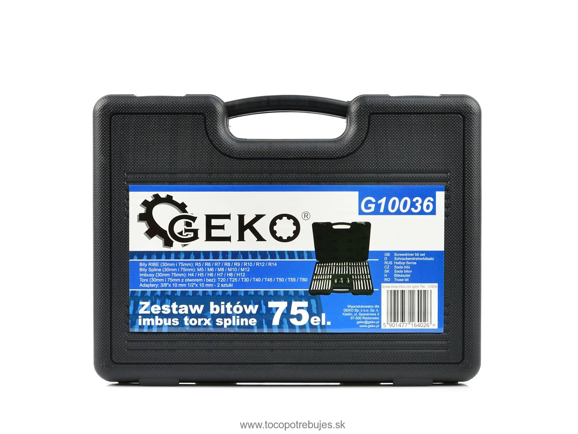 Sada bitov 75ks - GEKO G10036