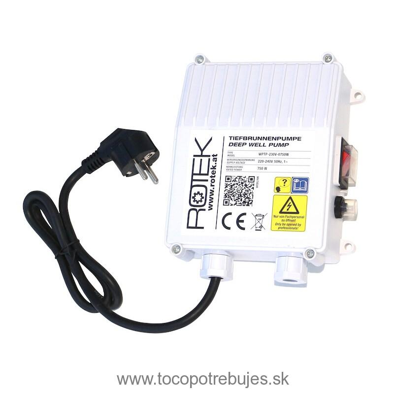 Hlbinné čerpadlo 4" 750 W, 4000 L / h, max. 67 m