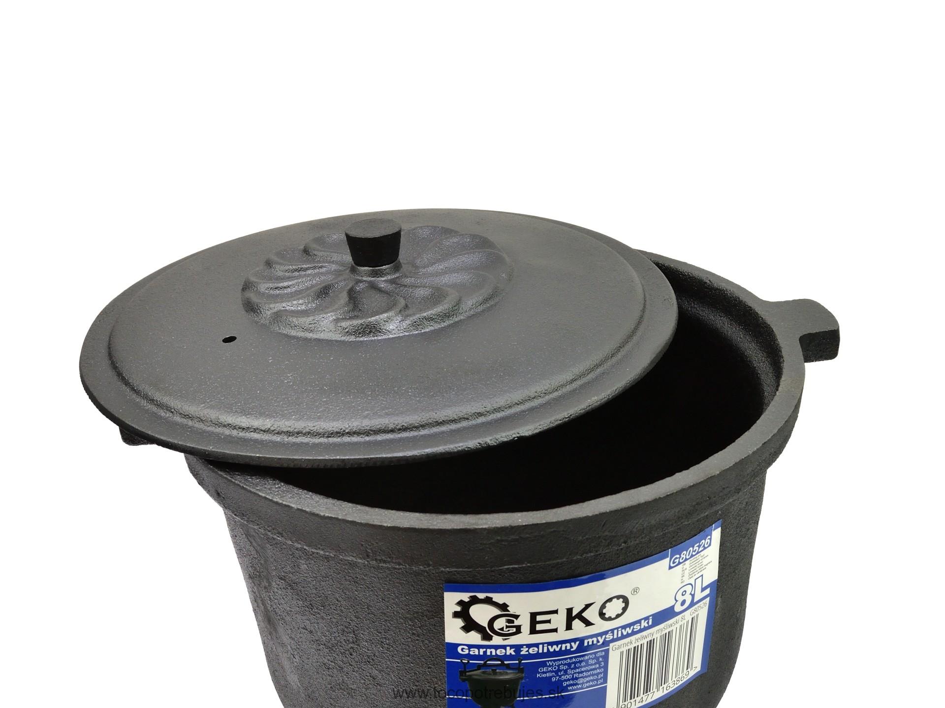 Liatinový kotlík 8L - GEKO G80526