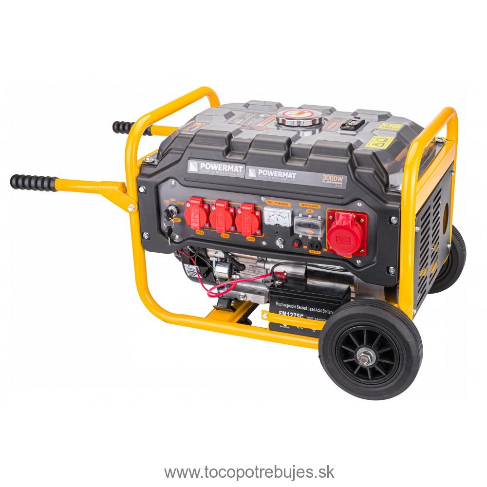 Elektrocentrála PM-AGR-3000MNKE s AVR - POWERMAT