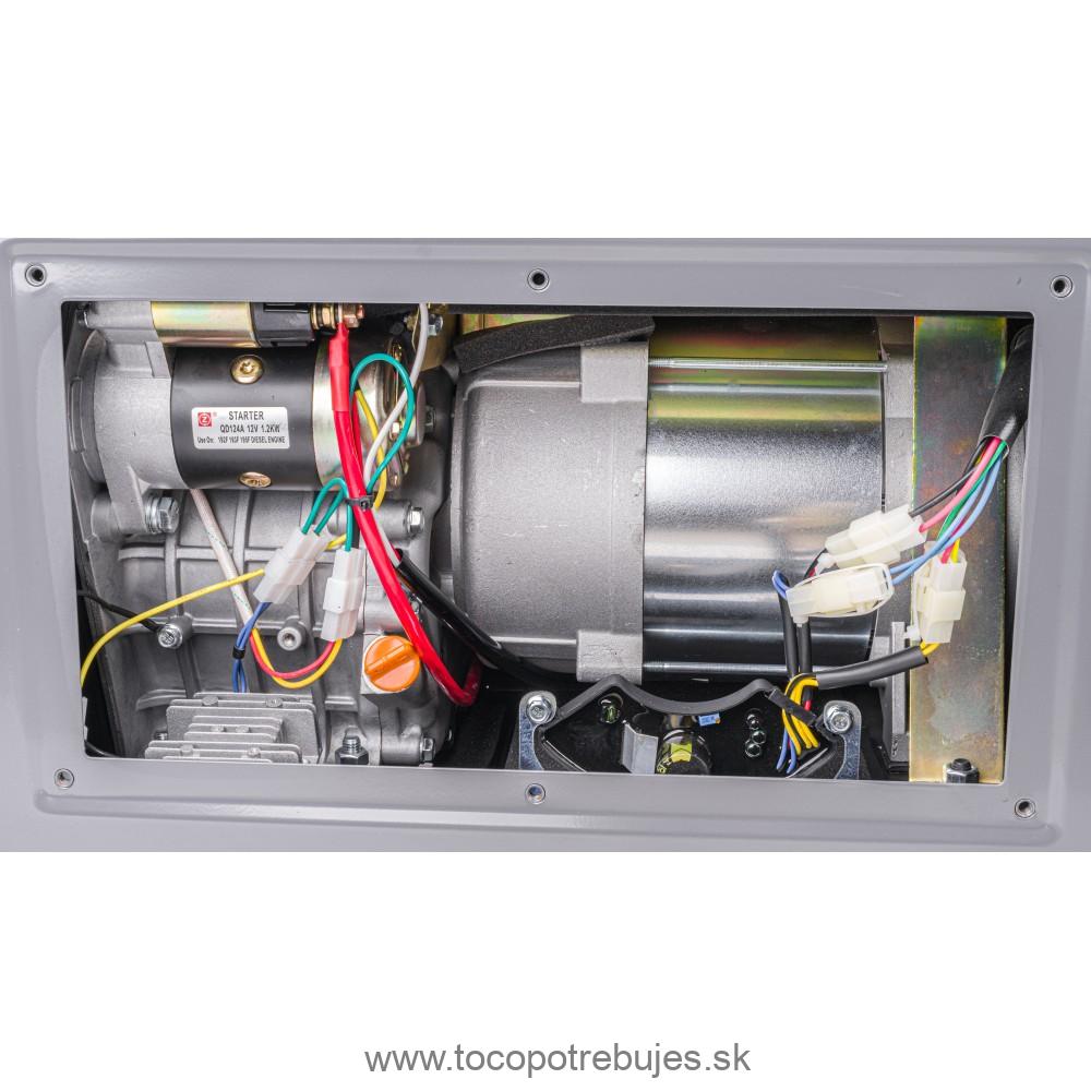 Dieselová elektrocentrála PM-AGR-6500MD s AVR - POWERMAT