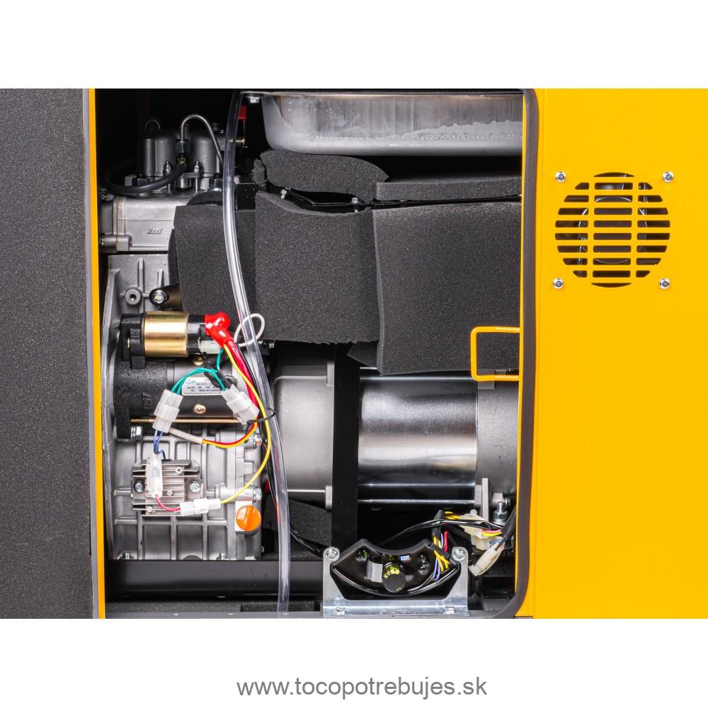 Dieselová elektrocentrála PM-AGR-8500MD s AVR + ATS- POWERMAT