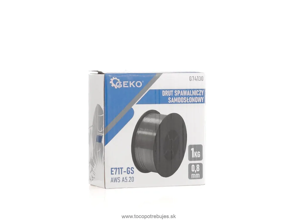 Zvárací drôt trubičkový 0,8mm 1kg - GEKO G74130