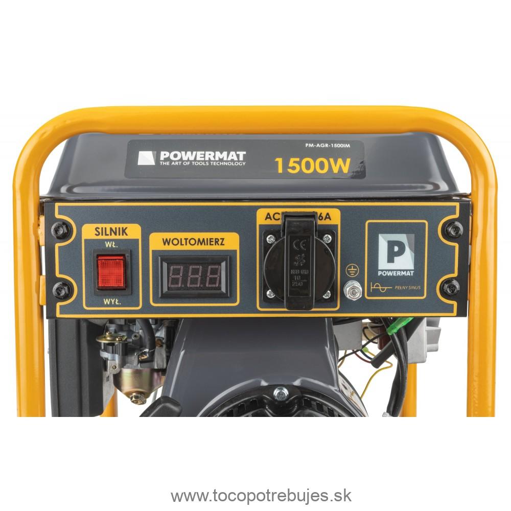 Elektrocentrála PM-AGR-1500IM s AVR - POWERMAT