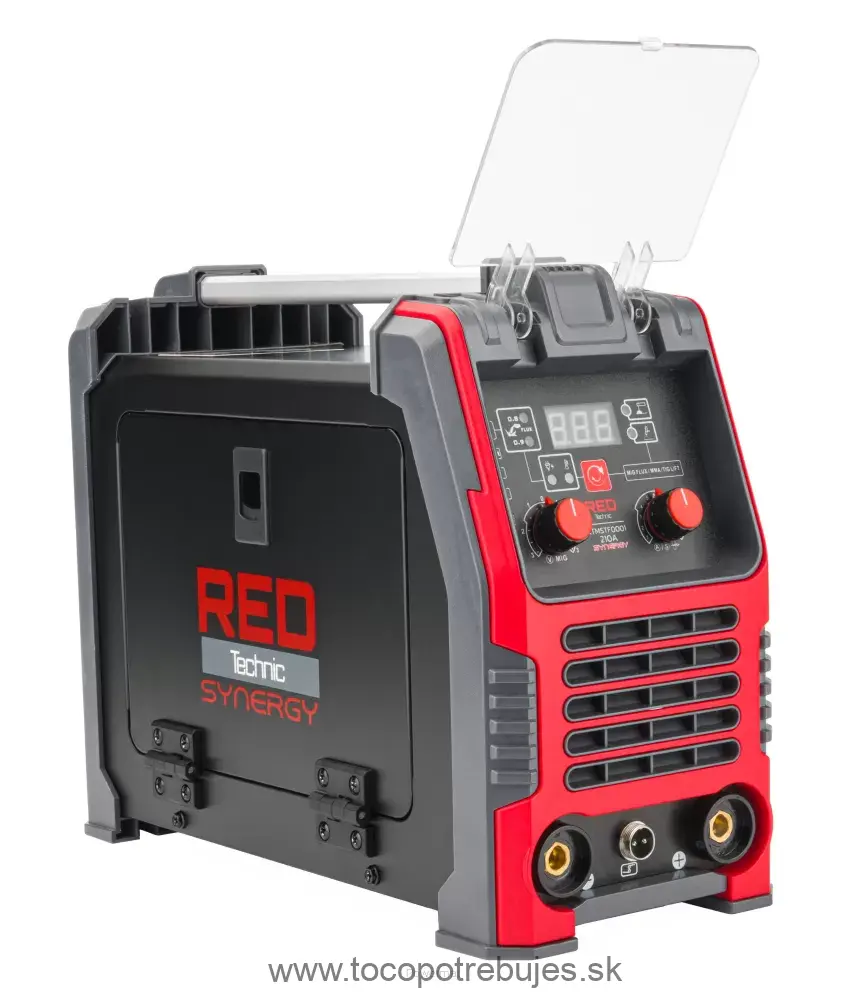 Invertorová zváračka RED TECHNIC RTMSTF0001 Migomat MIG MAG MMA TIG LIFT 210A Synergy