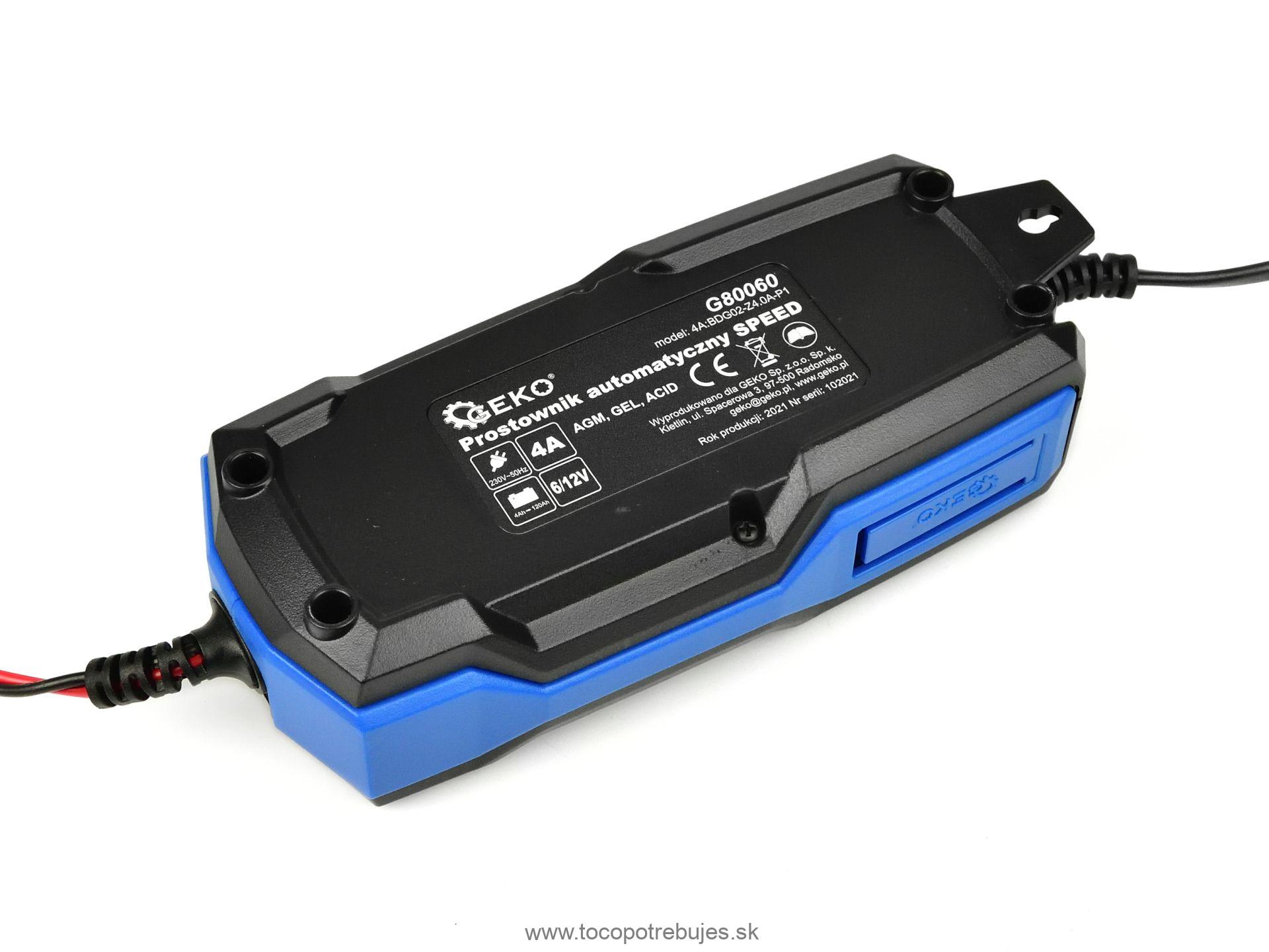 Automatická nabíjačka 6 / 12V 4A - GEKO G80060