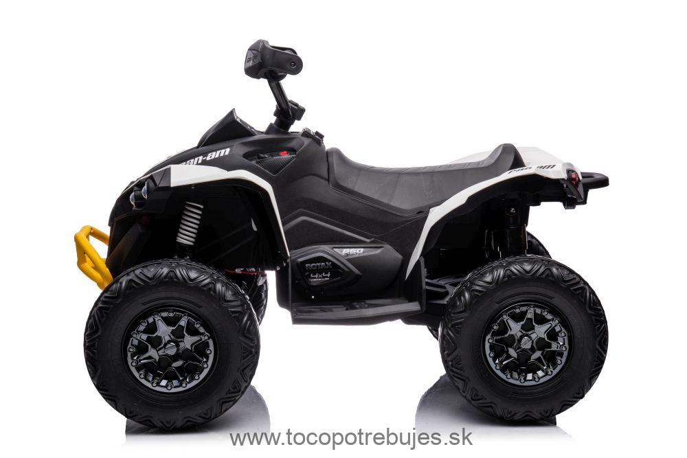 LeanToys Elektrická štvorkolka Can-Am 4x4, biela