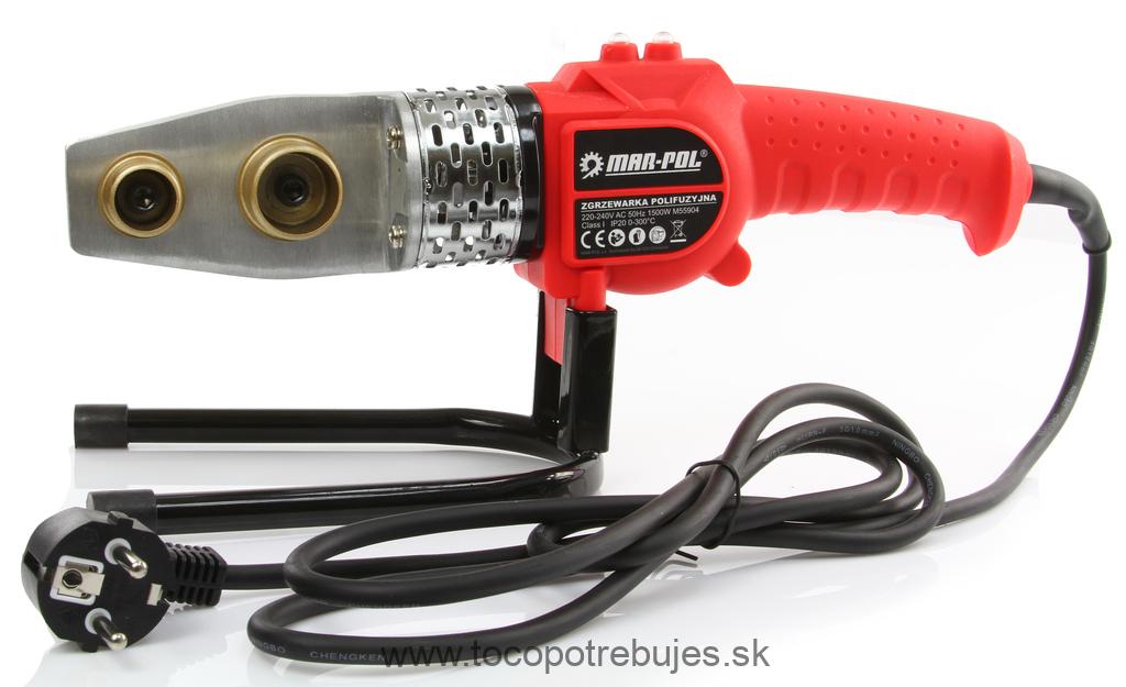 Polyfúzna zváračka plastových rúr 1500W 20-32mm - MAR-POL M55904