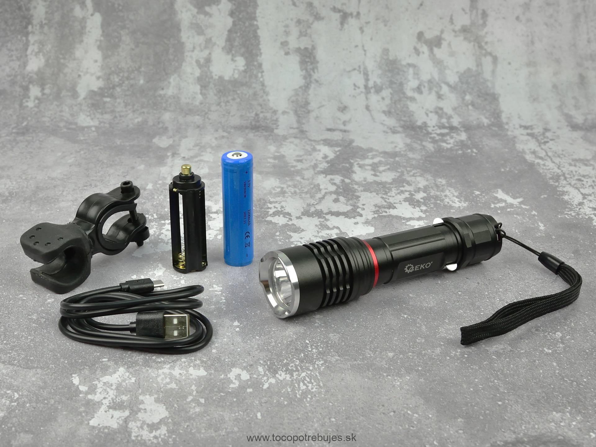 LED svietidlo T6 CREE 10W, 800lm - GEKO G15120