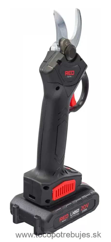 Akumulátorové záhradné nožnice na konáre 20V - RED TECHNIC RTSA0063