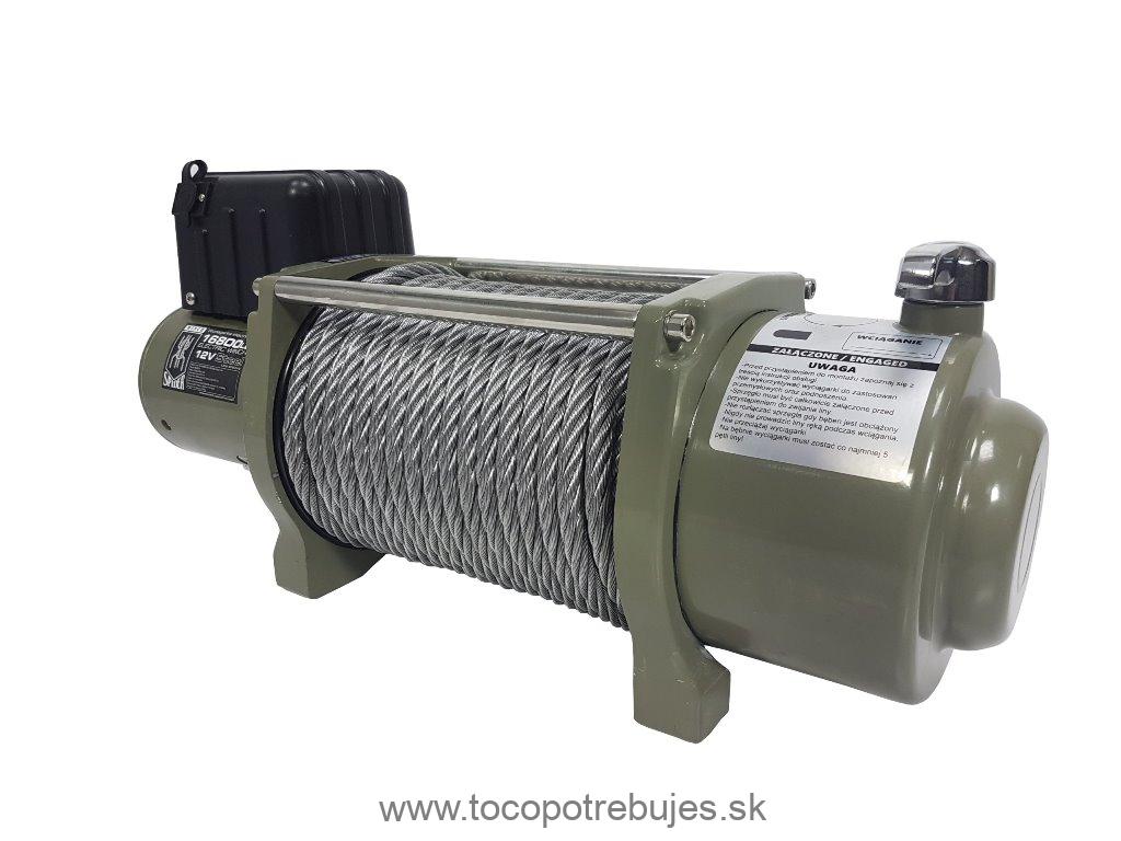 Naviják 12V 16800 lb - 7620kg