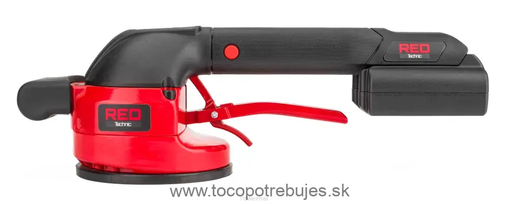 AKU vibračná prísavka na obklady a dlažbu 18V RTAPW0010 - RED TECHNIC
