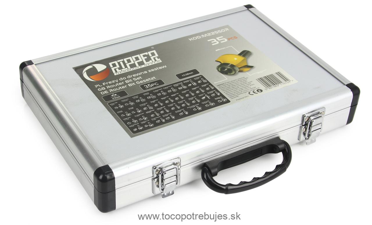 Sada stopkových fréz do dreva 35ks - Ripper M22550R