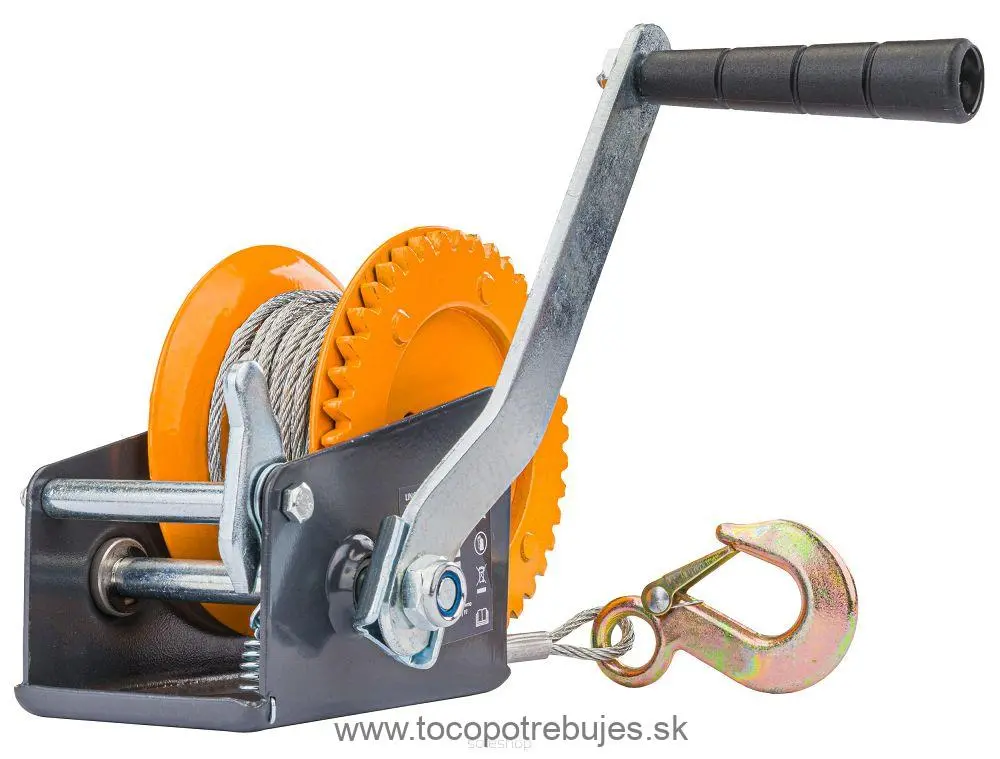 Ručný lanový navijak 545kg 10m PM-WRC-545T - POWERMAT