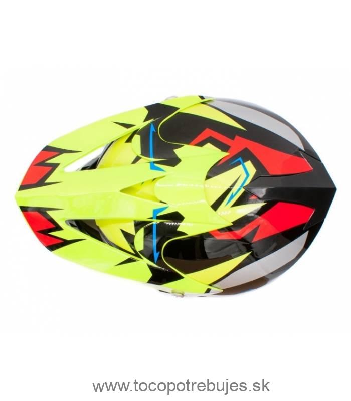 Prilba junior cross XTR -125 Žltá