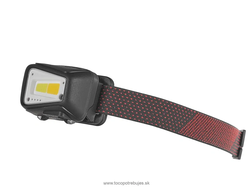 Čelovka s pohybovým senzorom, COB LED 5W+3W, 520lm, USB nabíjanie - Tvardy T00951