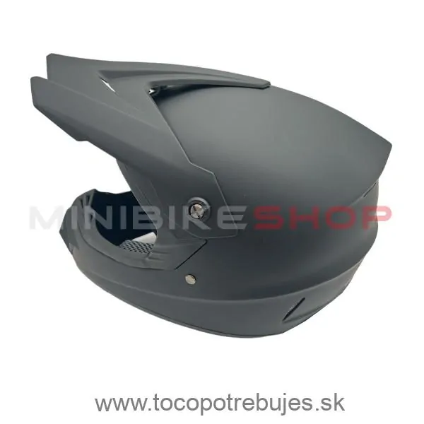 Dětská cross helma Future Black Matt