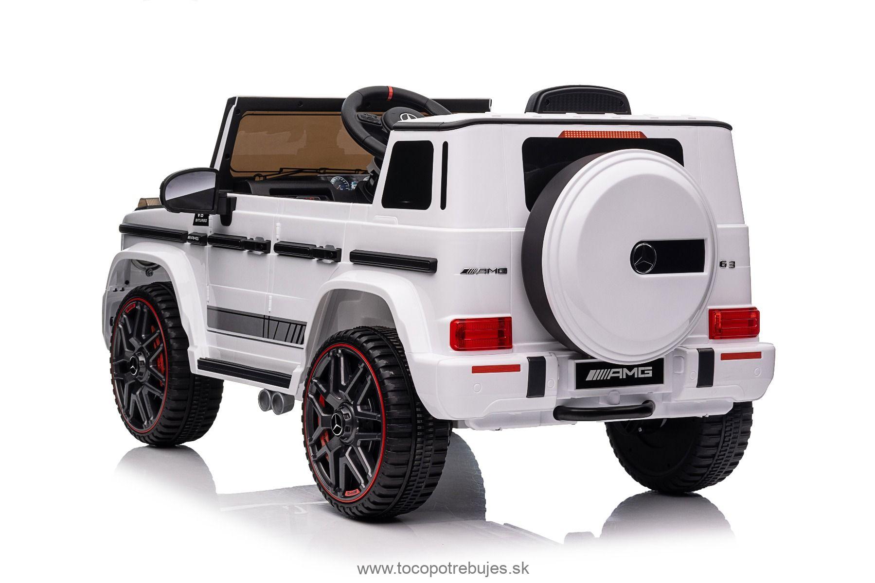 Elektrické autíčko Mercedes G, biela