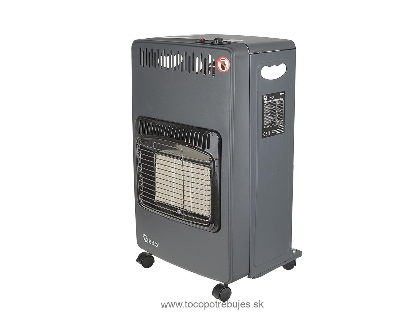 Plynový ohrievač s redukciou a hadicou 4,2kW - GEKO G80436