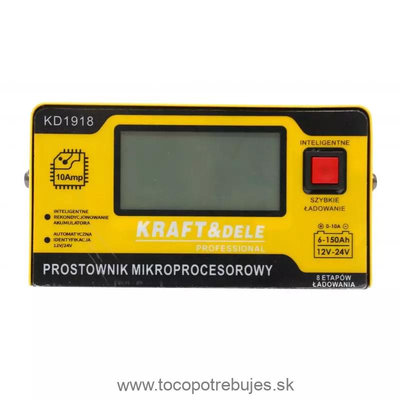 Nabíjačka mikroprocesorová 12/24V - Kraft&Dele KD1918