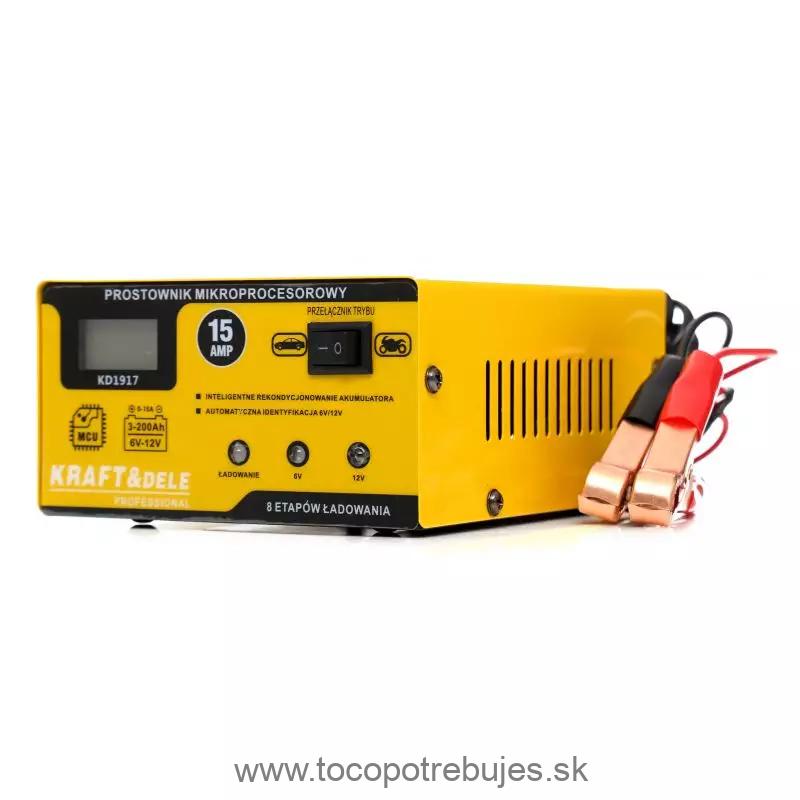 Nabíjačka mikroprocesorová 15AMP - Kraft&Dele KD1917