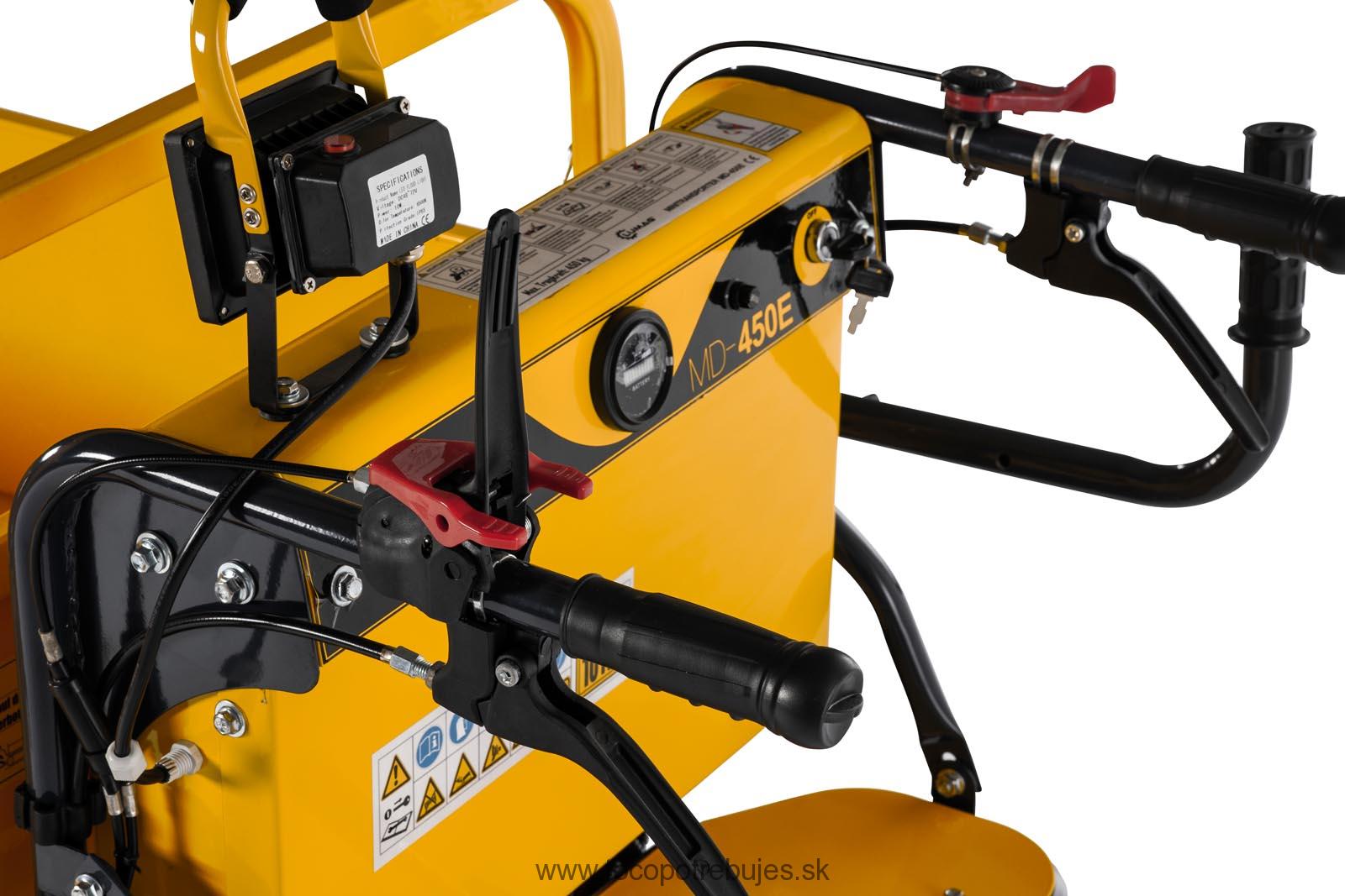 Prepravný vozík Lumag Elektrický Mini Dumper MD-450E