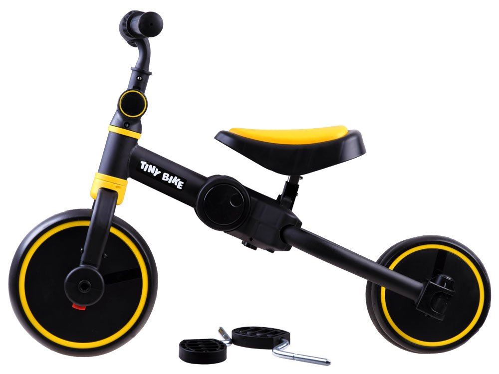 Detské odražadlo Tiny Bike 3v1, žltá