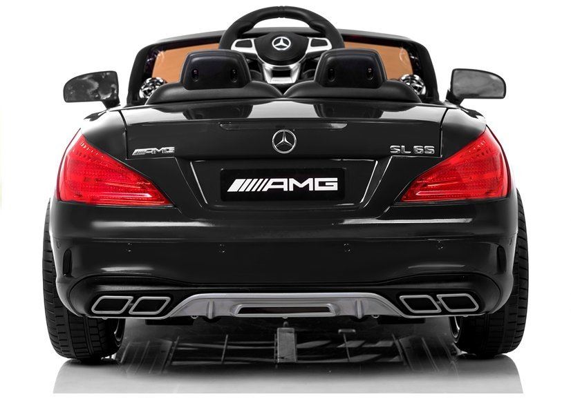 LeanToys Elektrické autíčko L7287  Mercedes SL65, čierne lakované
