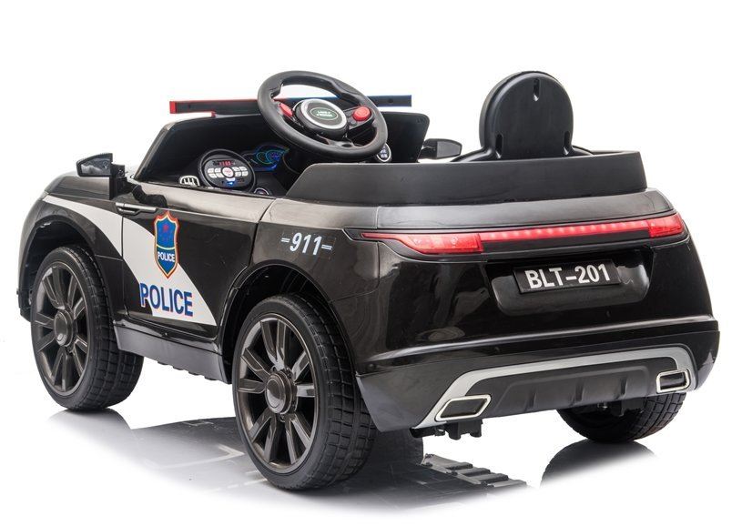 LeanToys elektrické policajné autíčko L7632, čierne