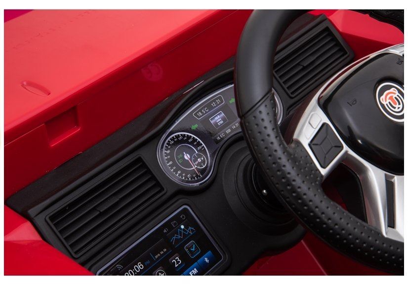 LeanToys elektrické autíčko L4095, červené hasické auto