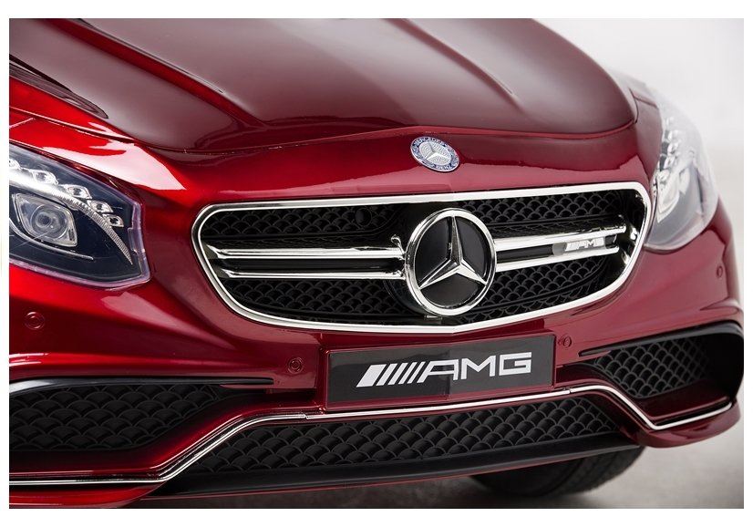 LeanToys elektrické autíčko L3966, Mercedes S63 červené lakované