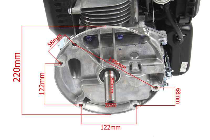 Spaľovací motor Loncin 3,7 HP 22,2mm - MAR-POL M79890