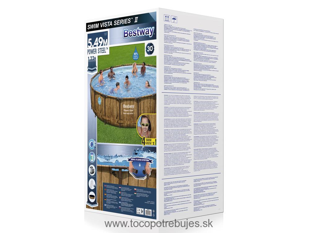 Bestway 56977 Bazén s konštrukciou 549x122 cm