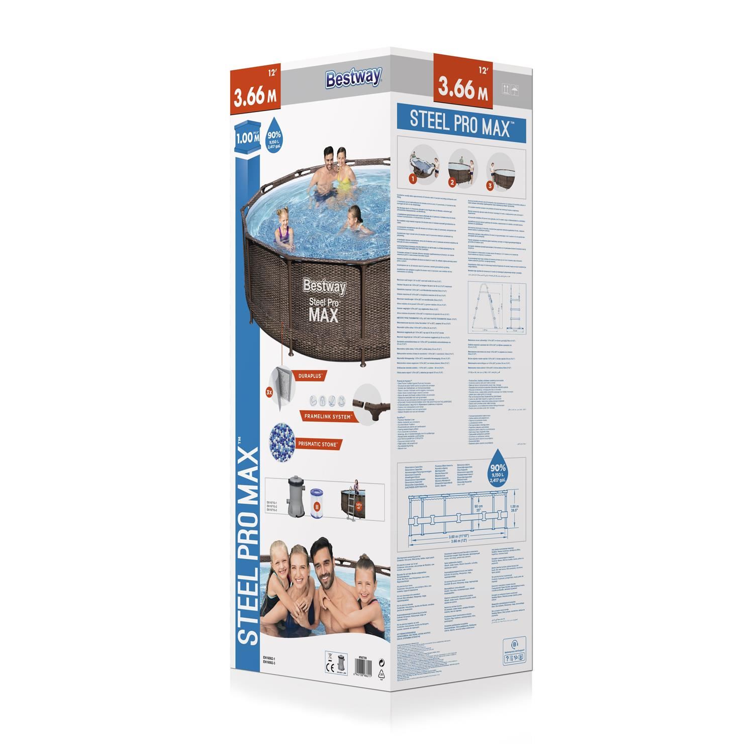 Bestway 56709 Steel Pro MAX™ 366 x 100 cm