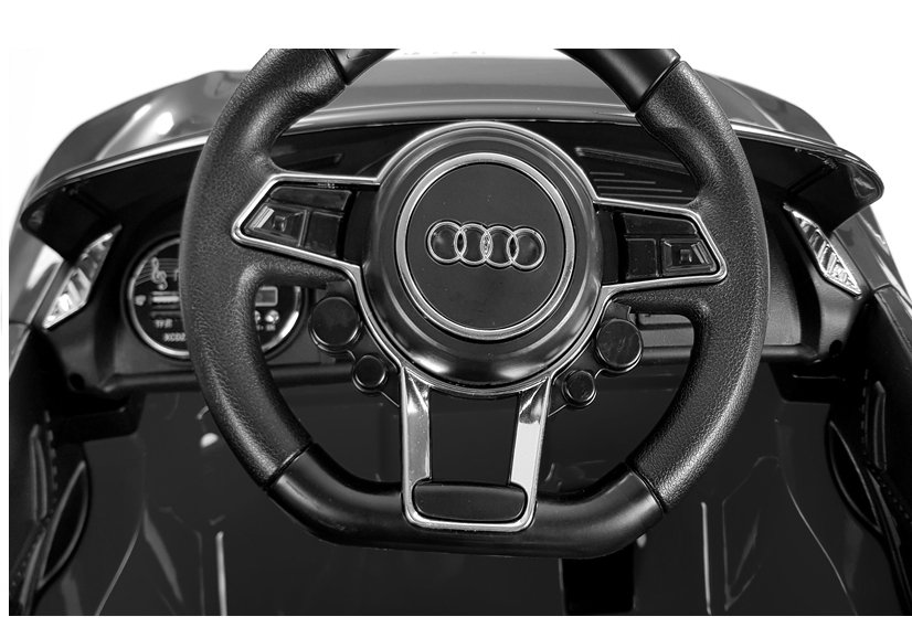 LeanToys Elektrické autíčko Audi R8, 2x45W motor, čierna