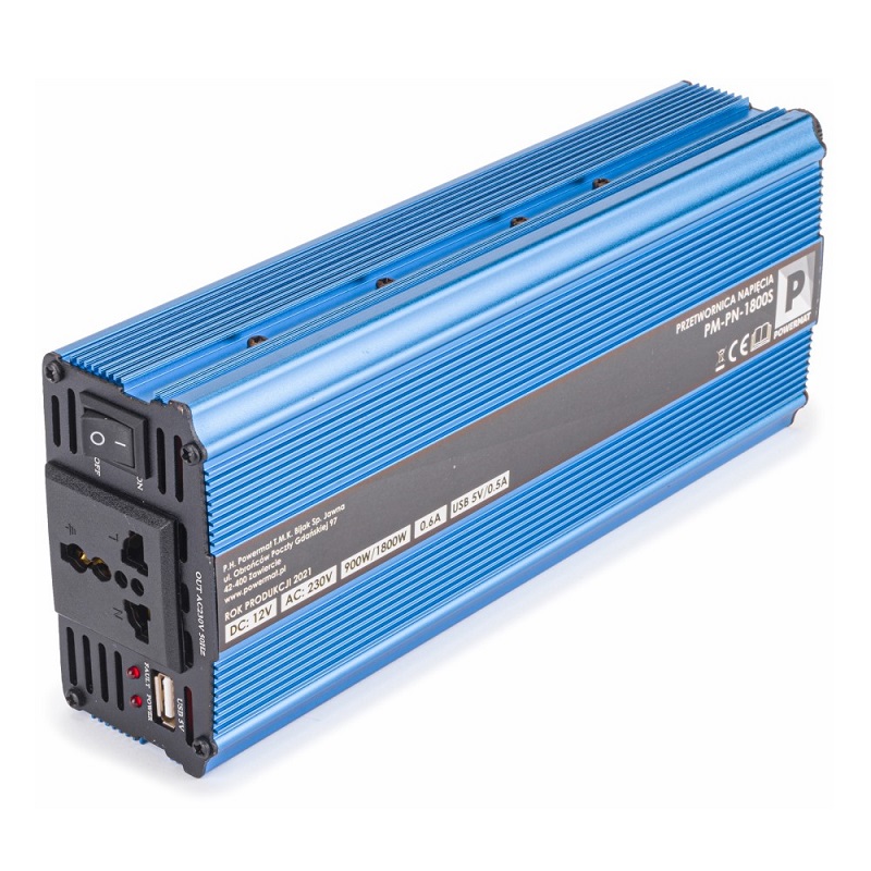 Menič napätia 12V/230V 1800W PM-PN-1800S - POWERMAT